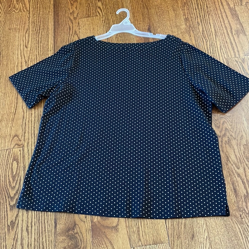 CJ Banks 1X black and white top